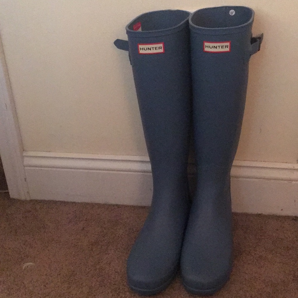 Hunter tall rain boots size 9